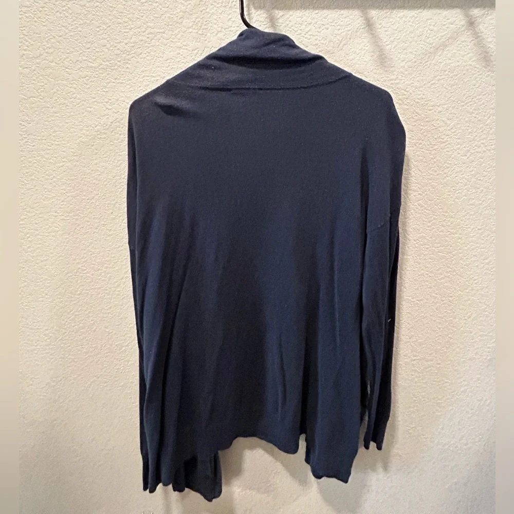Navy Blue Cardigan Sweater‎